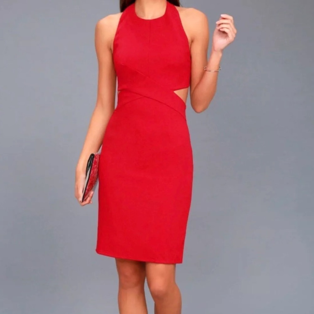 BRAND NEW Lulus Red Dress